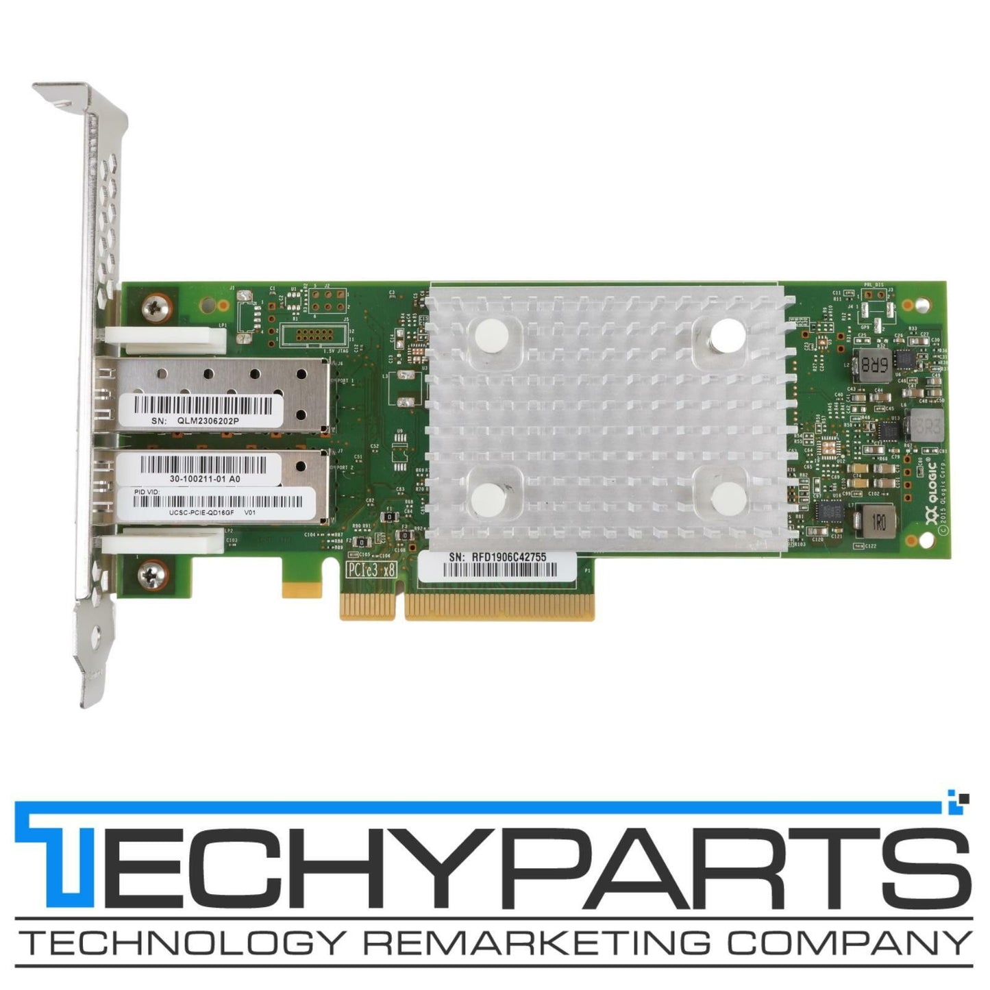 Cisco UCSC-PCIE-QD16GF QLE2692 16Gb/s 2-Port SFP+ Fibre Channel PCIe 3.0 x8 HBA