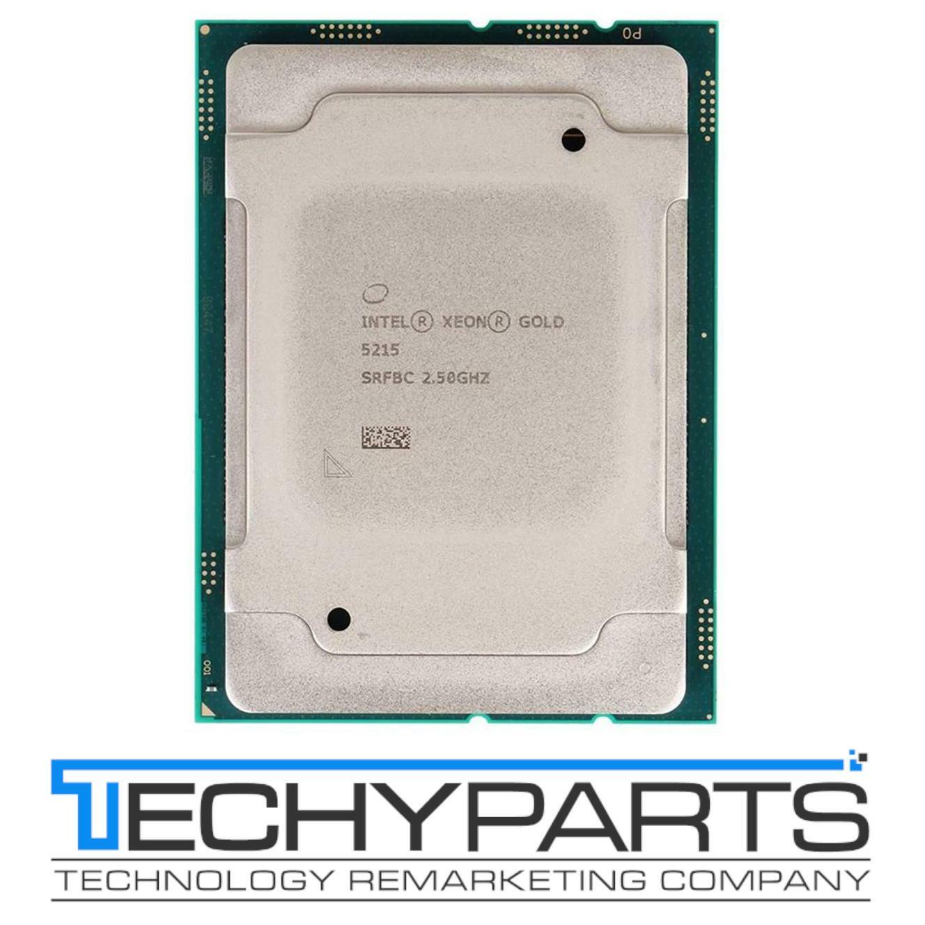 Intel SRFBC Xeon Gold 5215 2.5Ghz 10-Core 13.75MB L3 Cache LGA3647 Processor CPU