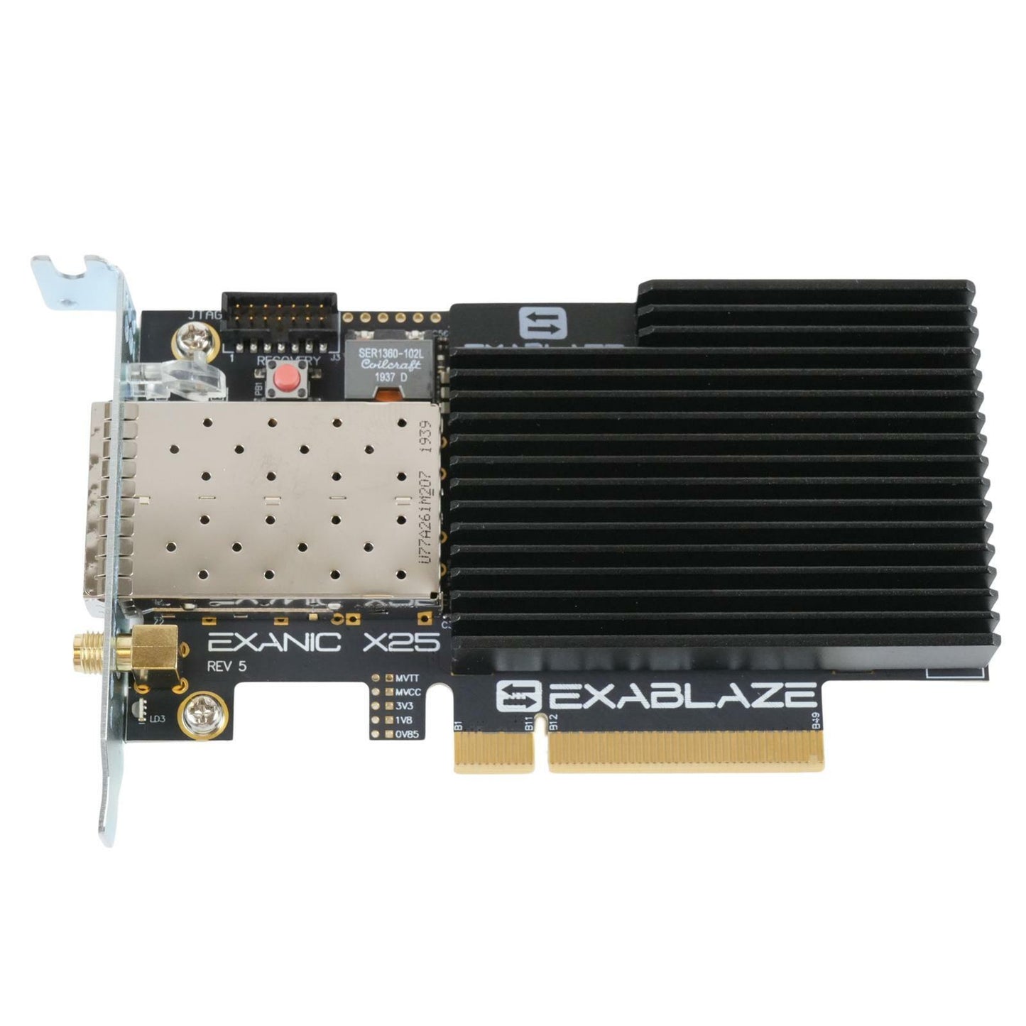 Exablaze ExaNIC X25 Dual-Port 10/25GbE SFP28 Low Latency PCIe 3.0 x8 FPGA NIC LP