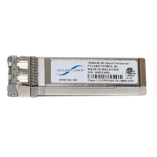 SolarFlare SFM10G-SR 10GBase-SR 850nm Multimode SFP+ Transceiver