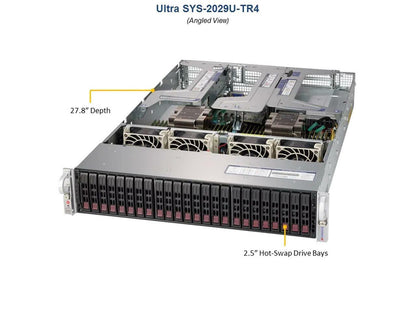 Supermicro SYS-2029U-TR4 2x Xeon Scalable Gold 6230 2.10GHz 192GB RAM 2U Server