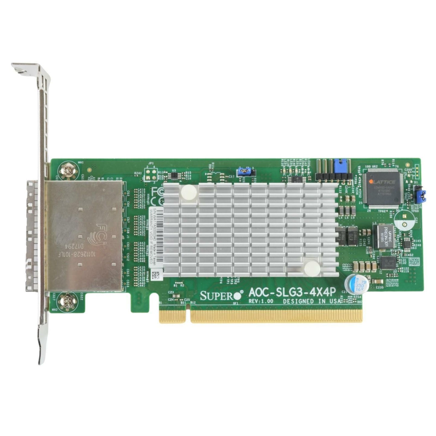 SUPERMICRO AOC-SLG3-4X4P 4-Port External NVMe Host Bus Adapter JBOF LFF