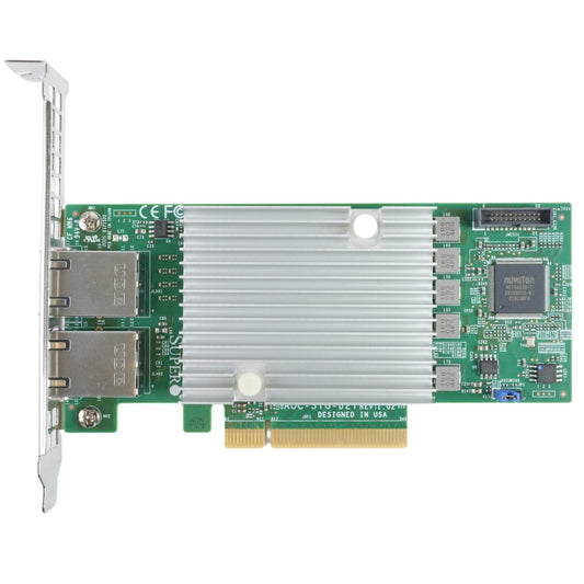 SUPERMICRO AOC-STG-B2T Broadcom BCM57416 10GbE 2-Port PCI-Express 3.0 x8 NIC LFF