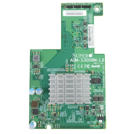 SUPERMICRO AOM-S3008M-L8 Low Profile SAS-3 8-Port RAID Controller Mezzanine Card