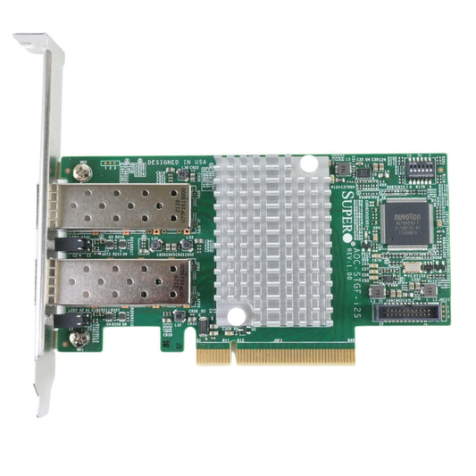 SUPERMICRO AOC-STGF-I2S 10GbE SFP+ 2-Port PCI EXPRESS X8 NIC Intel X710 NIC LFF