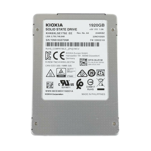 Dell KJR1M Toshiba HK6-DC Series 1.92TB 2.5" SATA 6Gb/s SSD KHK6XLSE1T92 95%