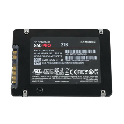 Samsung 860 Pro 2TB SSD 2.5" SATA III 6G MZ-76P2T0 MZ7KH2T0HAJR