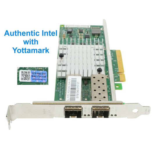 Intel EX520DA2G2P5 X520-DA2 10GbE 2-Port SFP+ PCIe 2.0 x8 Ethernet CNA NIC