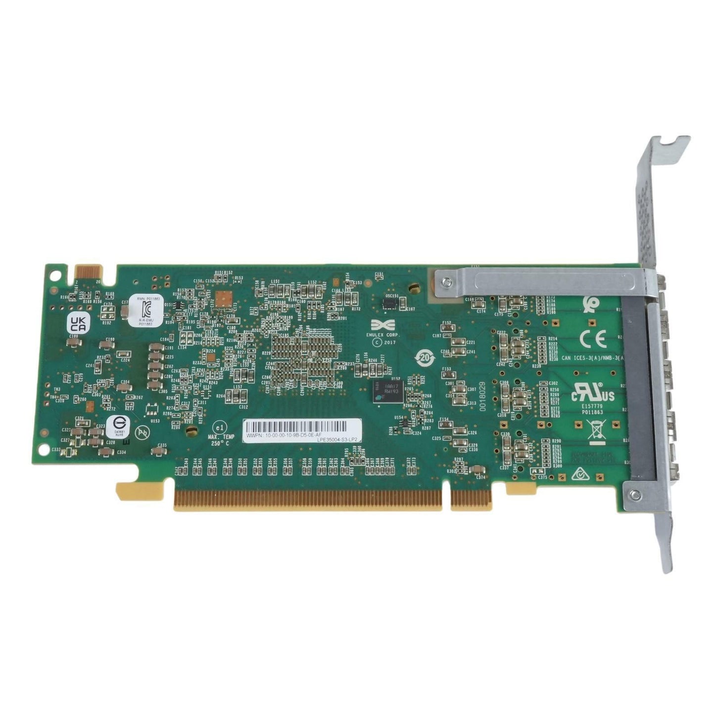 Emulex LPE35004-S3-LP2 32Gb/s 4-Port Gen7 Fibre Channel PCIe 3.0 x16 HBA