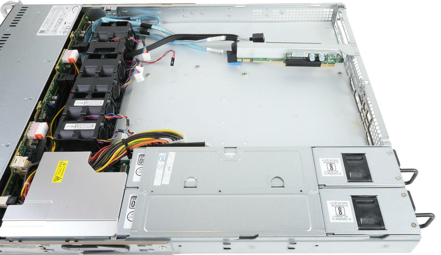 Supermicro CSE-116AC2-R504WB 1U Server Chassis, 10-Bay SFF SAS3/NVMe, 2×500W PSU