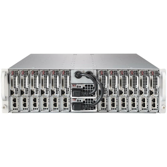 Supermicro MicroCloud 5038ML-H12TRF 12x Node X10SLE-F E3-1240v3 192GB 3U Server