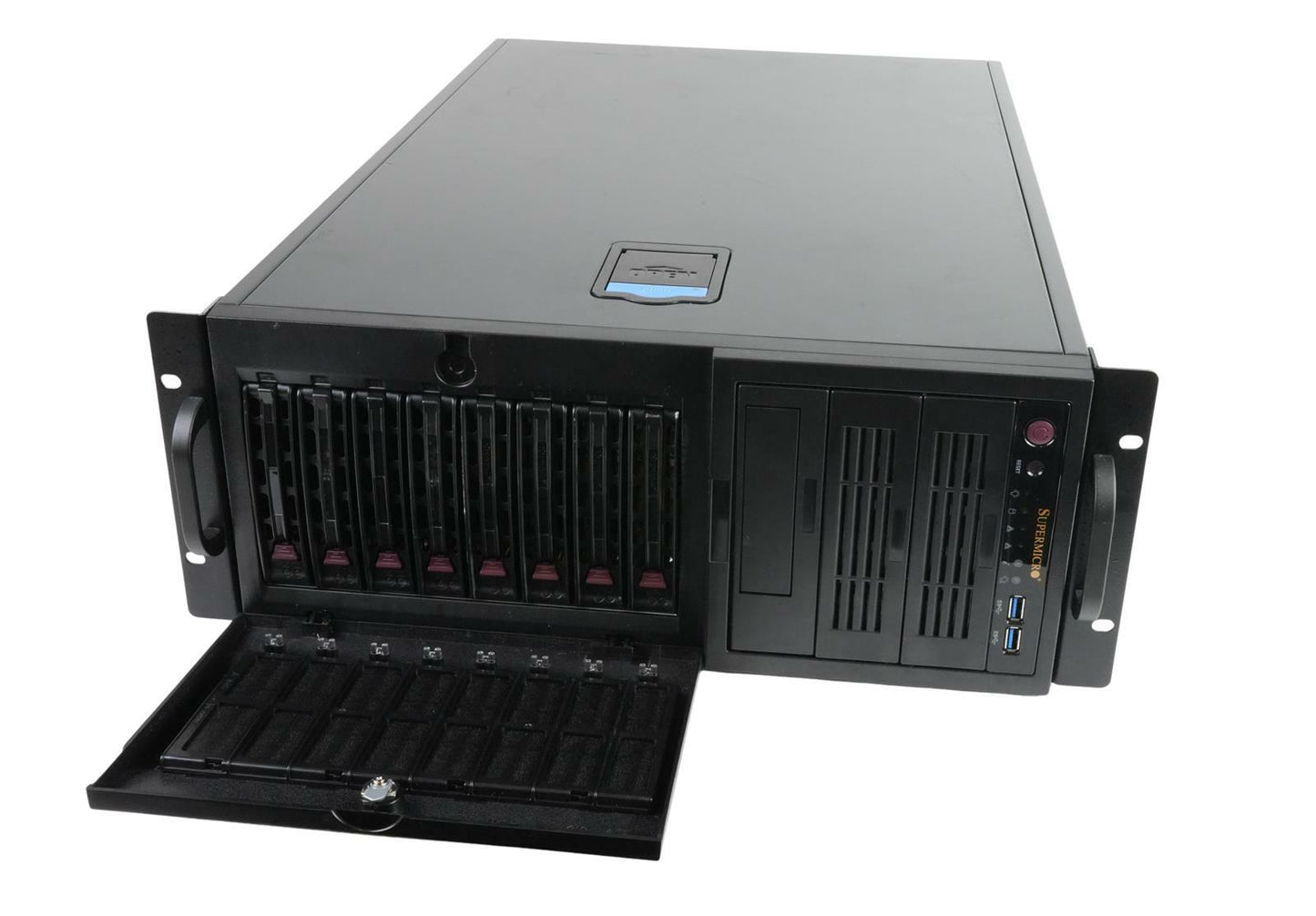 SUPERMICRO SuperChassis CSE-743AC-1K26B-SQ Black 4U Tower Server Case 1200W