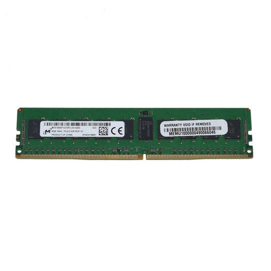 Micron 8GB 1Rx4 PC4-2133P DDR4-2133 ECC Reg 1.2V  RDIMM MTA18ASF1G72PZ-2G1A2