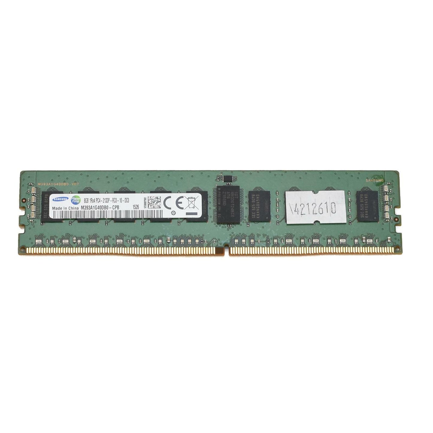 Samsung 8GB 1Rx4 DDR4-2133 PC4-2133P PC4-17000R REG ECC RDIMM M393A1G40DB0-CPB
