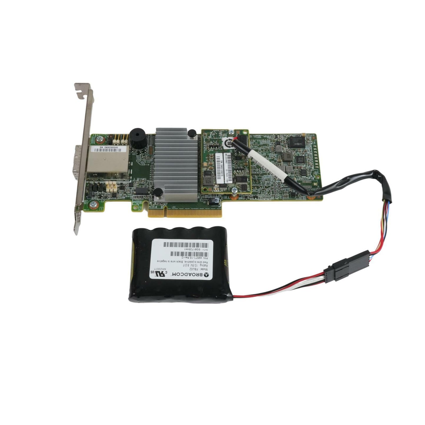 LSI LSI00438 MegaRAID SAS 9380-8e 8-Port 12G PCIe External RAID Card +CacheVault