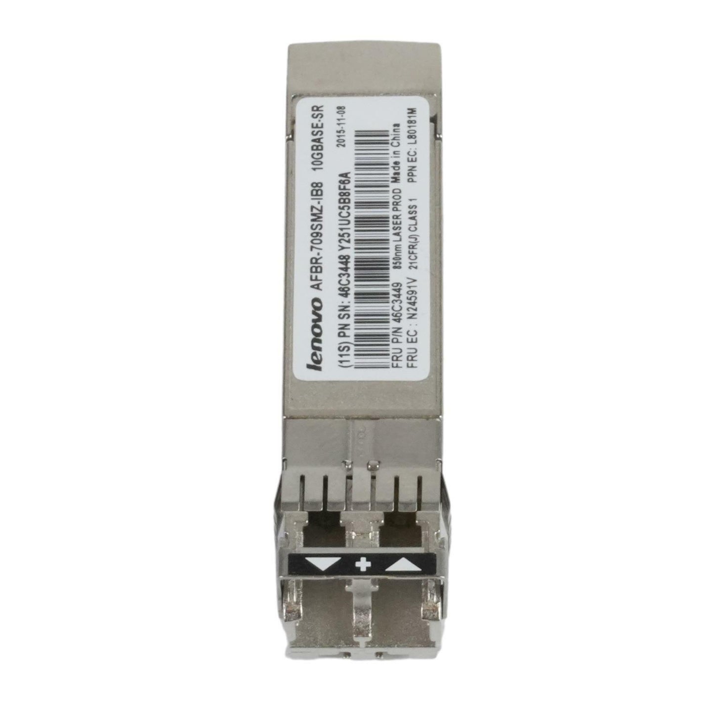Lenovo 46C3449 10GBase-SR SFP+ 850nm 300m MMF SW Optical Transceiver 46C3448