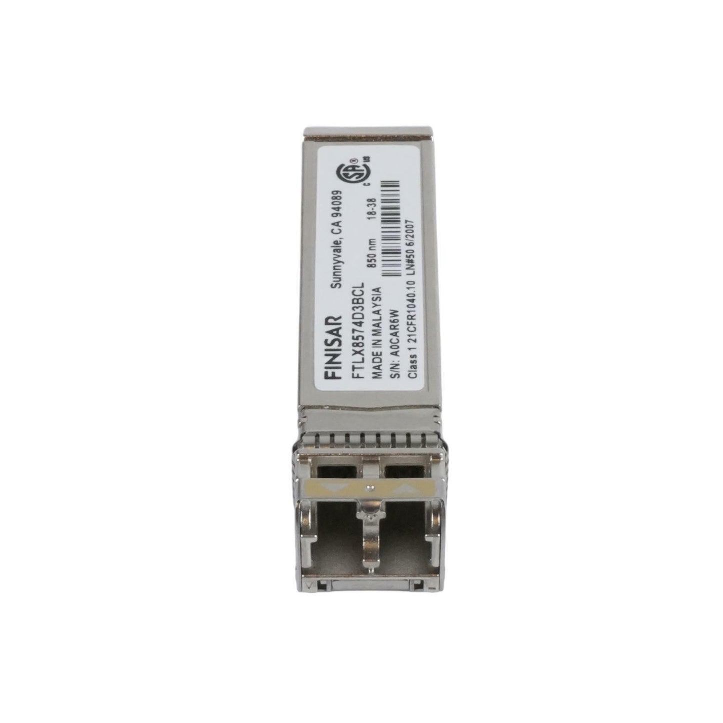 Finisar FTLX8574D3BCL 10GBase-SR SFP+ 850nm Multimode MMF SW Optical Transceiver
