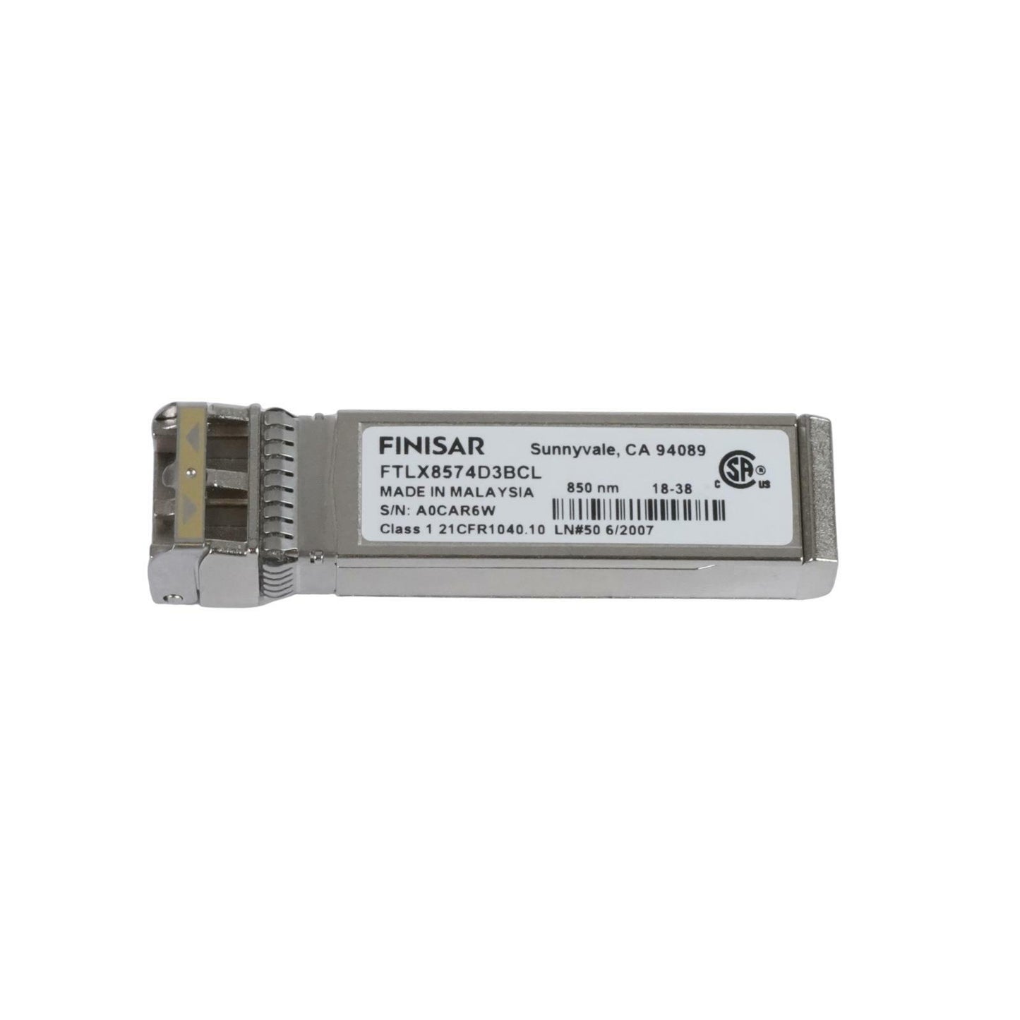Finisar FTLX8574D3BCL 10GBase-SR SFP+ 850nm Multimode MMF SW Optical Transceiver