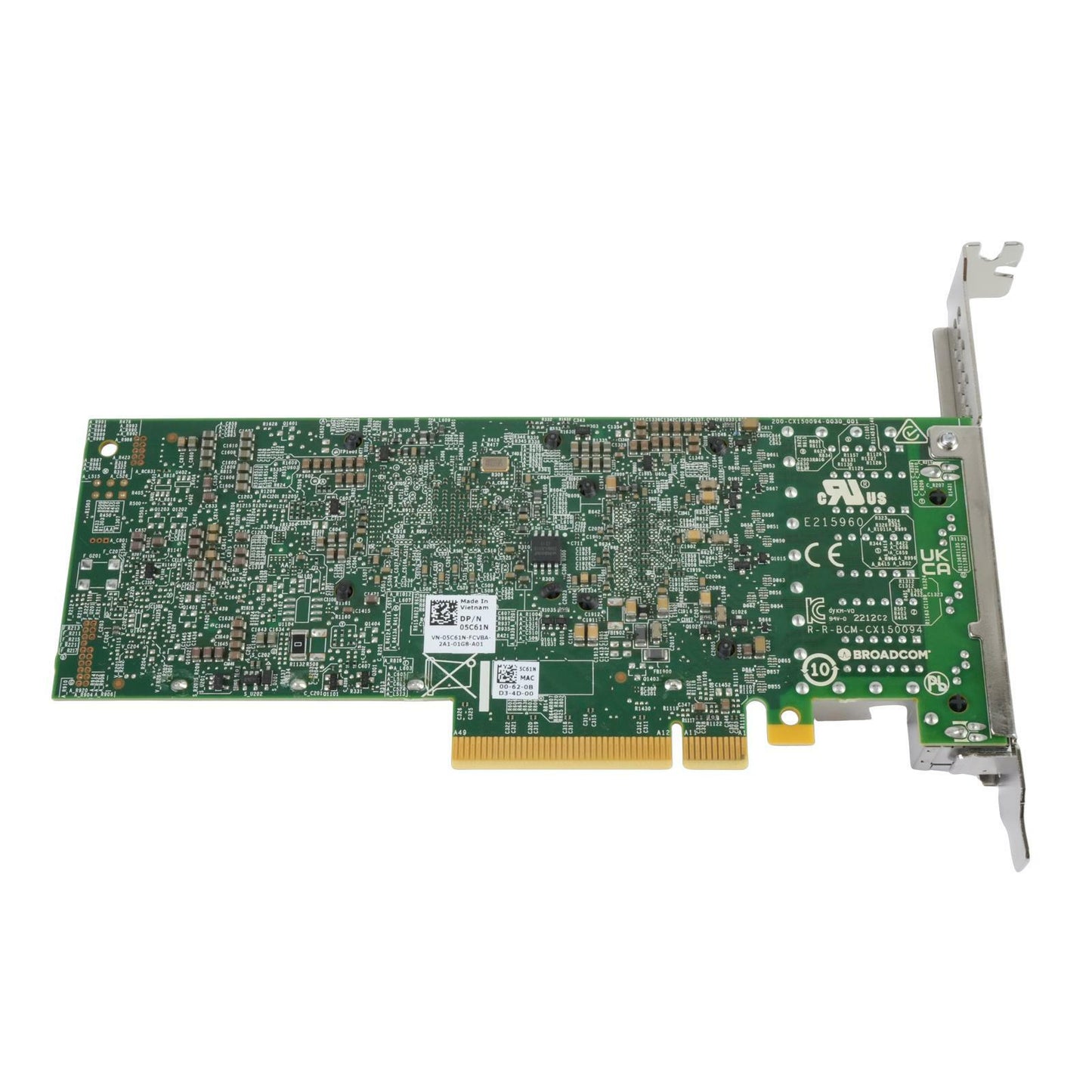 Dell 5C61N Broadcom BCM957454-P410SDBT 57454 Quad Port 10GBase-T PCIe 3.0 x8 NIC