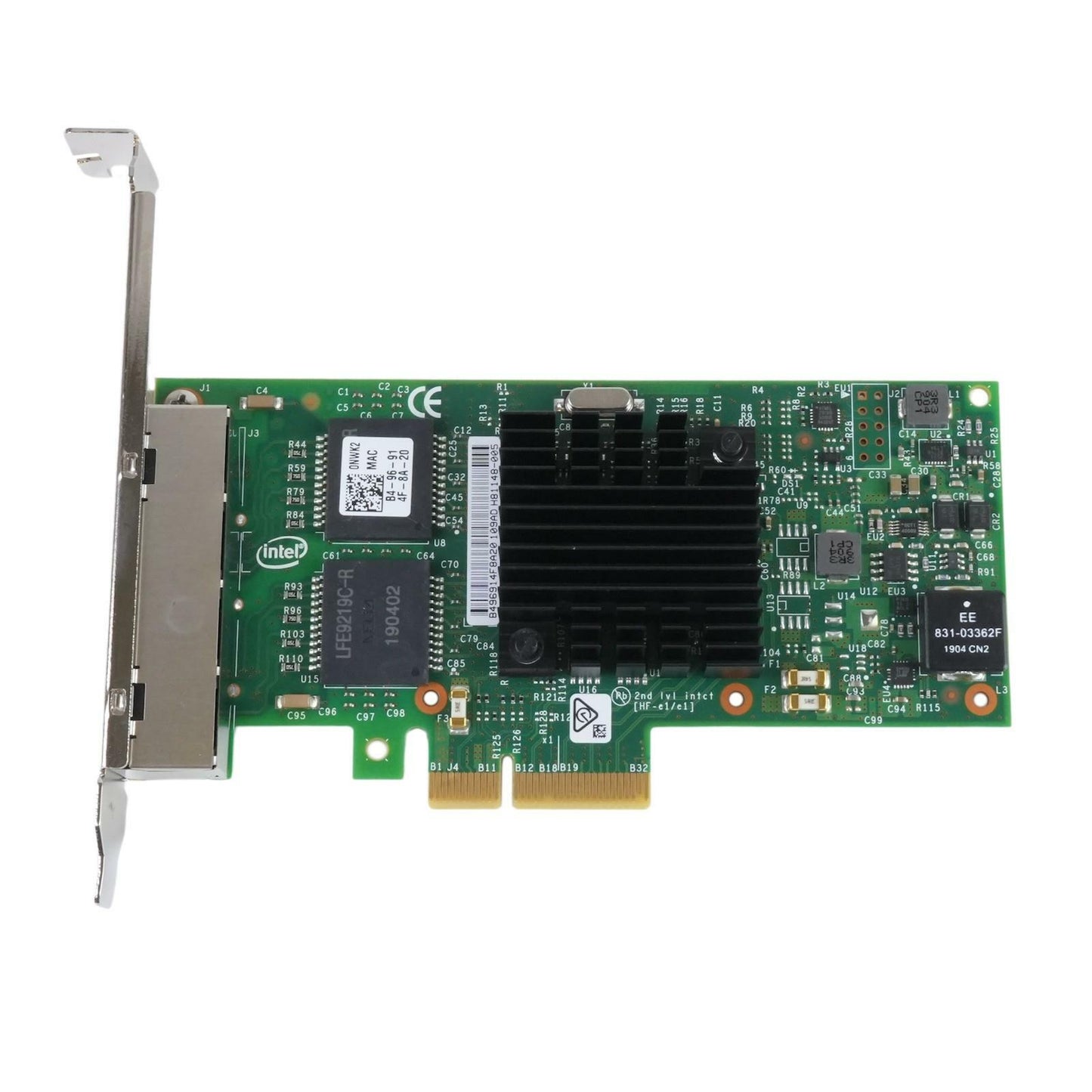 Dell 0NWK2 Intel I350-T4 Quad-Port Gigabit PCIe 2.0 x4 Ethernet Adapter NIC