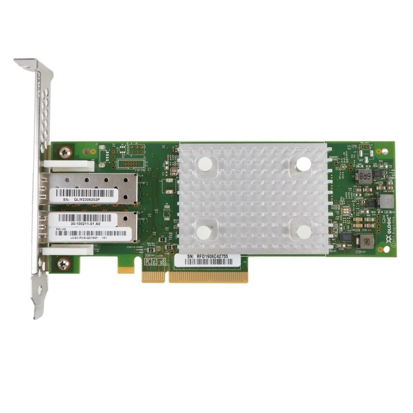 Cisco UCSC-PCIE-QD16GF QLE2692 16Gb/s 2-Port SFP+ Fibre Channel PCIe 3.0 x8 HBA