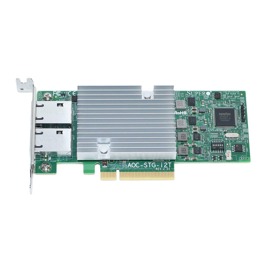 Supermicro AOC-STG-i2T Intel X540-AT2 2-Port 10GbE RJ45 PCIe 2.1 x8 NIC LP