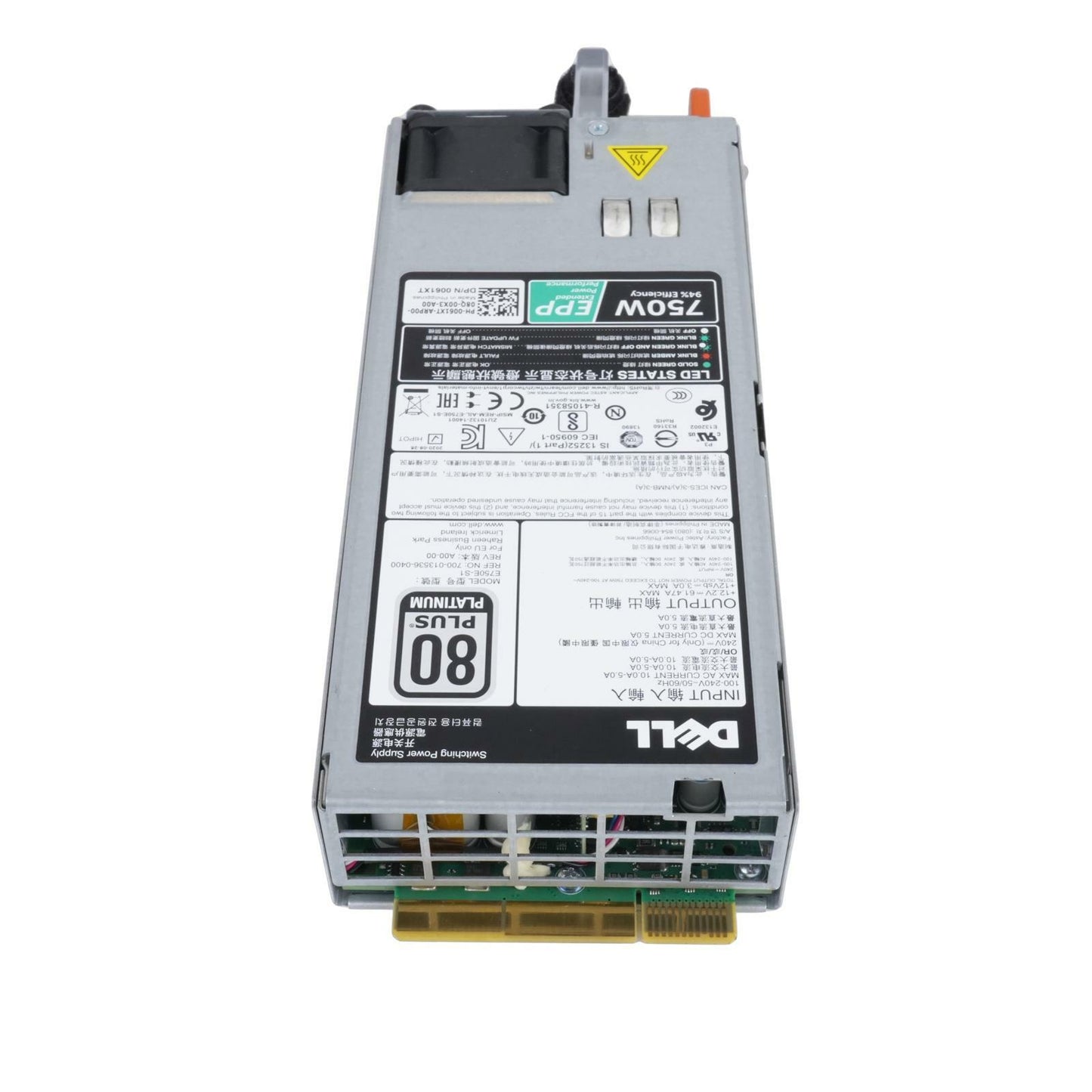 Dell 061XT PowerEdge R640 R740 R840 T440 T640 750W 80+ Platinum AC Power Supply