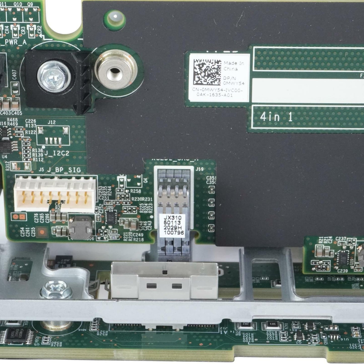 Dell PGJ4P PowerEdge R640 10x2.5" NVMe/SAS Backplane + Expander MWY54 J54R1