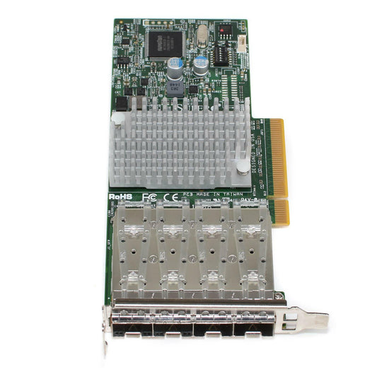 Supermicro AOC-STG-i4S Quad-Port 10Gb/s SFP+ 10GbE Intel X710-DA4 NIC CNA SFF