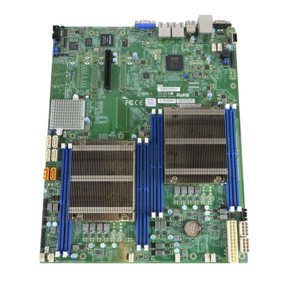 Supermicro X10DRD-L w/ 2x 2650v4 and 2x 1U Heatsinks Dual 1GbE LAN Motherboard