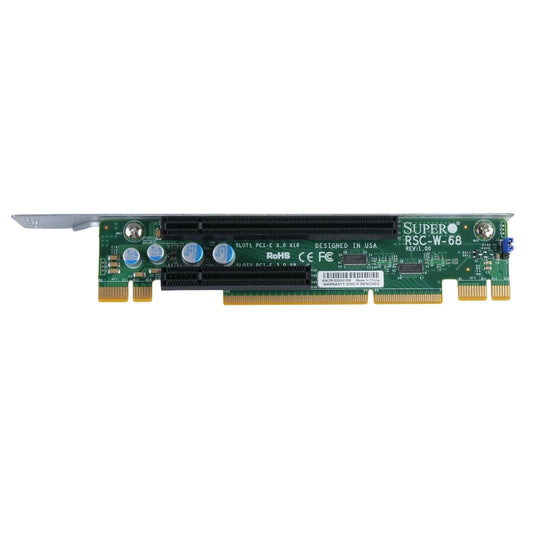 Supermicro RSC-W-68 1U LHS WIO w/ 2x PCIe x8 slot & PCIe x16 slot Riser w/ Bkt