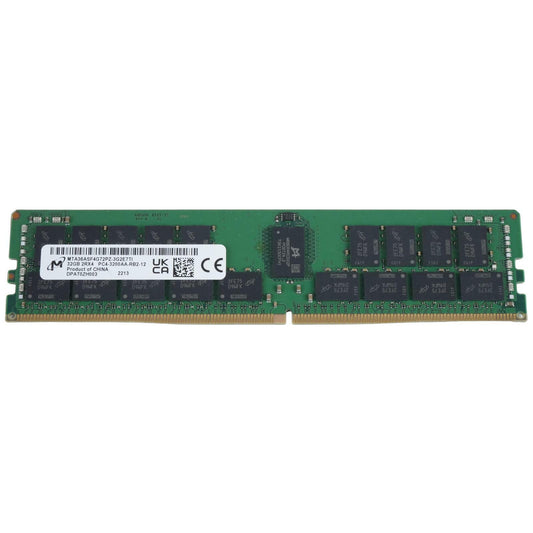 Micron 32GB 2Rx4 DDR4 PC4-3200AA PC4-25600R REG ECC RDIMM MTA36ASF4G72PZ-3G2E7