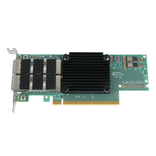 Nvidia MCX653106A-ECAT ConnectX-6 EDR/HDR 100Gb 2-Port QSFP56 PCIe 4.0 x16 NIC