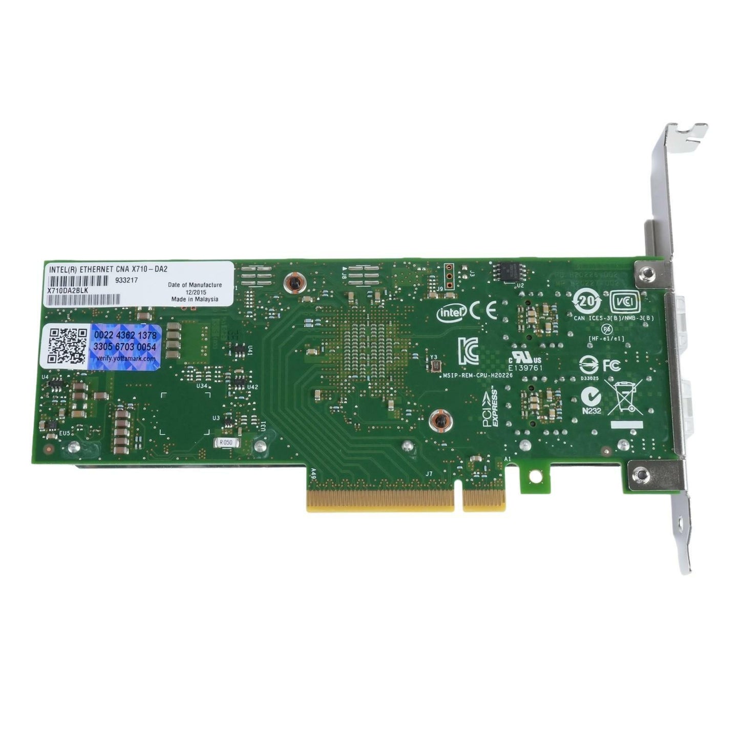 Intel X710DA2BLK 2-Port SFP+ 10GbE PCIe 3.0 x8 Ethernet CNA NIC LFF