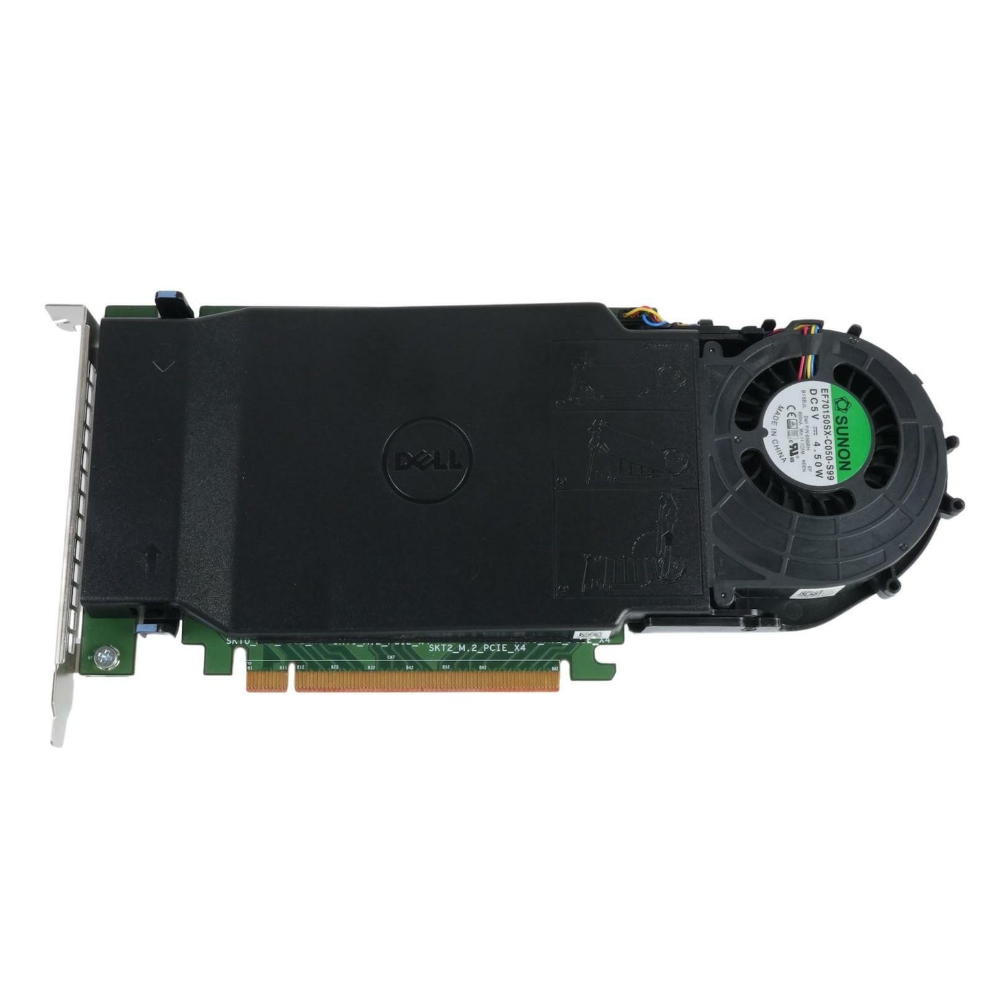 Dell Quad M.2 NVMe to PCIe x16 Ultra-Speed Storage Adapter Card 6N9RH 80G5N
