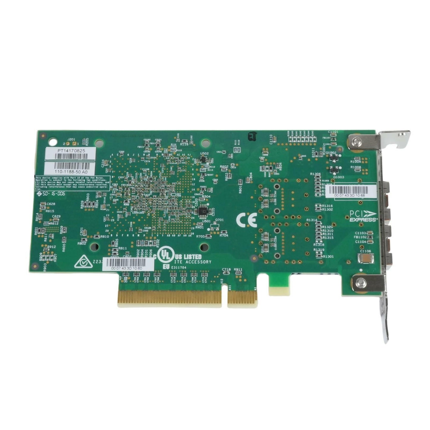 Chelsio T520-SO-CR 110-1180-50 2-Port 10GbE SFP+ PCIe 3.0 x8 Network Adapter SFF