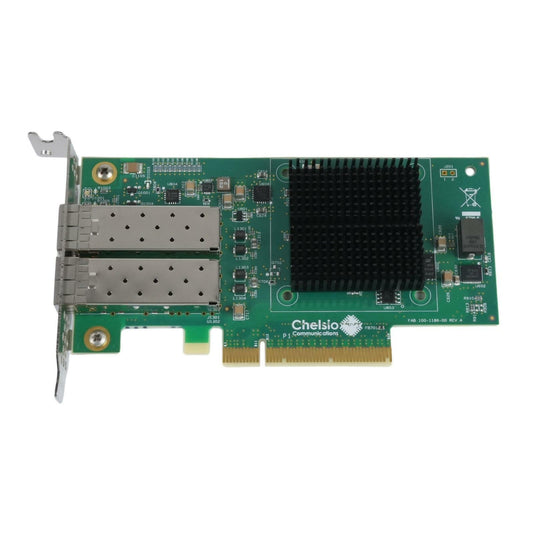 Chelsio T520-SO-CR 110-1180-50 2-Port 10GbE SFP+ PCIe 3.0 x8 Network Adapter SFF