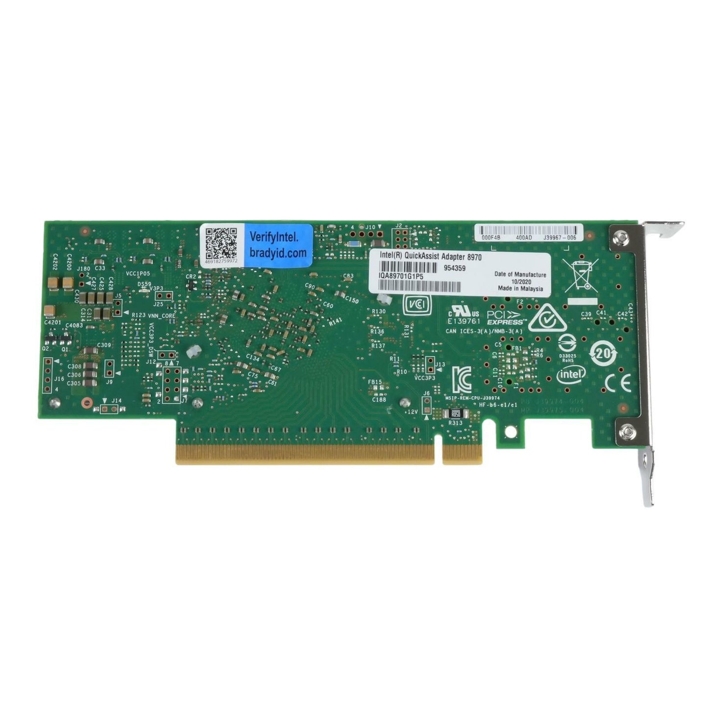 Intel IQA89701G1P5 QuickAssist Adapter 8970 QAT Accelerator PCIe 3.0 x16 NOB