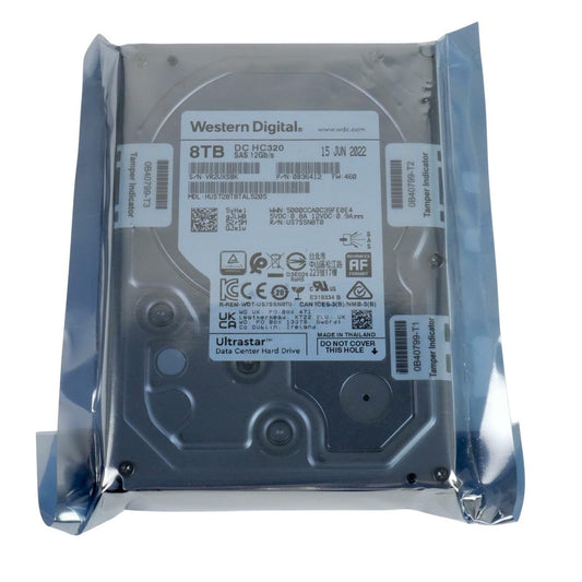 WD Ultrastar DC HC320 8TB 7.2K 3.5" SAS 12G SED TCG FIPS HUS728T8TAL5205 0B36412