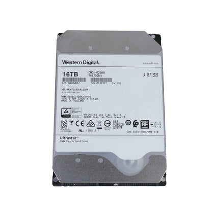 WD Ultrastar DC HC550 16TB 7.2K 3.5" SAS 12Gbps 512e 512MB HDD WUH721816AL5204