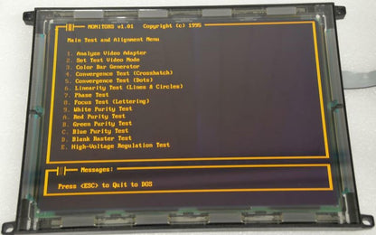 Planar EL640.480-AM8 ET 10.4" Industrial EL Display Panel 996-0268-16 EXCELLENT!