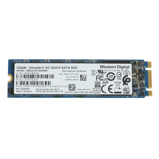 Western Digital Ultrastar DC SA210 120GB SATA M.2 2280 SSD HBS3A1912A4M4B1
