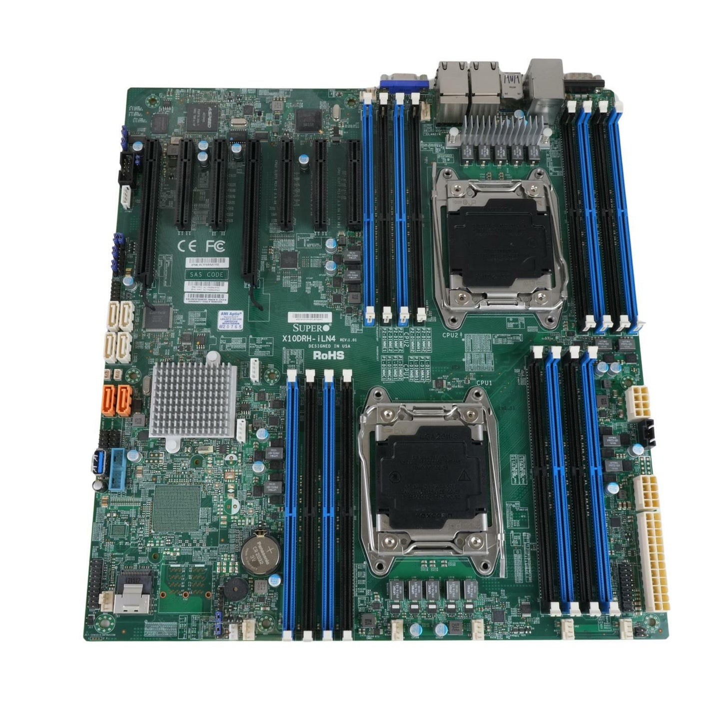 Supermicro X10DRH-CLN4 Intel C612 Dual LGA2011-3 Motherboard System Board