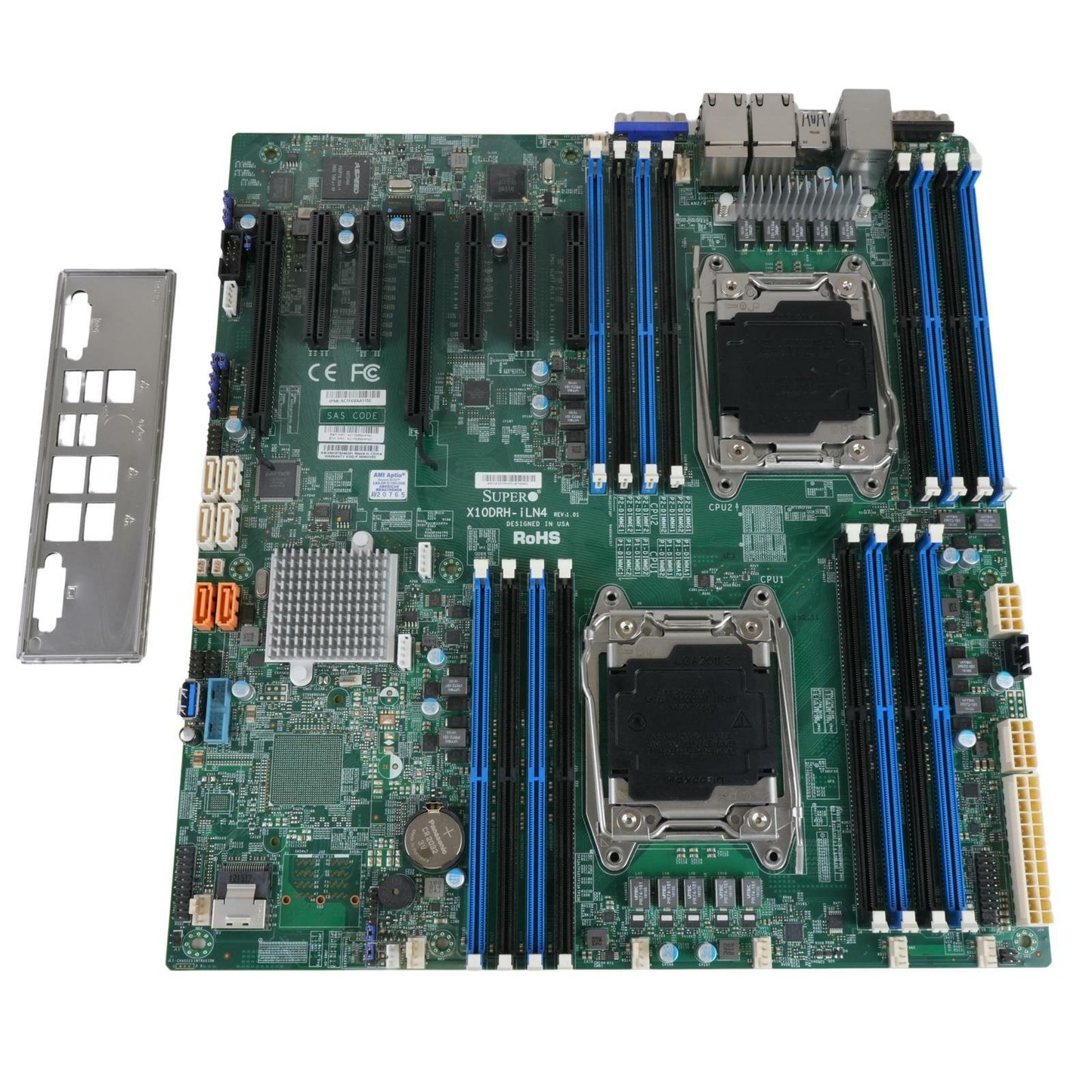 Supermicro X10DRH-CLN4 Intel C612 Dual LGA2011-3 Motherboard System Board