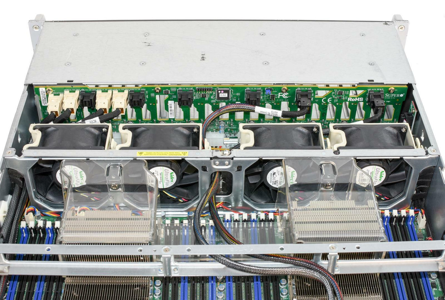 Supermicro SYS-2028U-TNRT+ 2U 24-Bay(4x NVMe) 2.5" Rackmount Server w/ X10DRU-i+