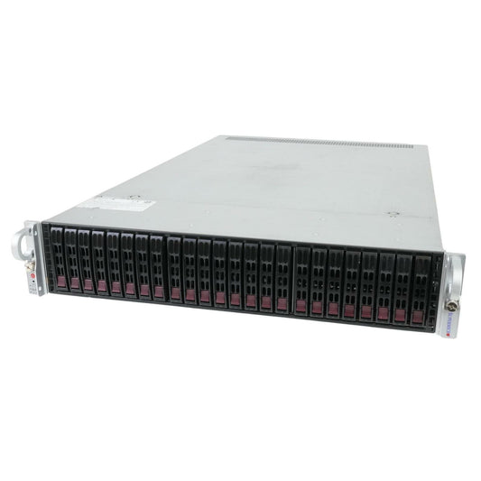 Supermicro 2028U-TRT+ 2U 24-Bay 2.5" SATA/SAS3 Rackmount Server w/ X10DRU-i+