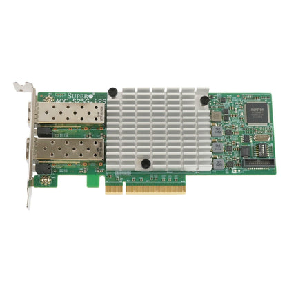 Supermicro AOC-S25G-i2S Intel XXV710 2-Port 25GbE SFP28 PCIe 3.0 x8 NIC SFF