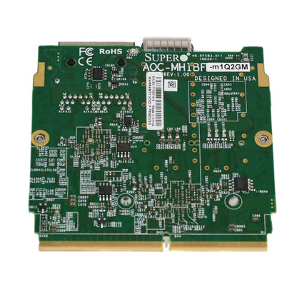 Supermicro AOC-MHIBF-M1Q2GM 2x 1GbE i350 + 1x 56Gbps IB QSFP ConnectX-3 FDR SIOM