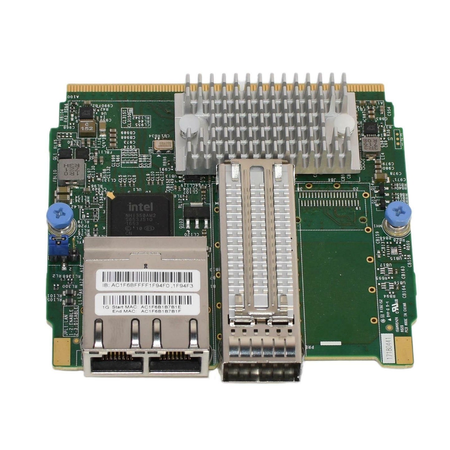 Supermicro AOC-MHIBF-M1Q2GM 2x 1GbE i350 + 1x 56Gbps IB QSFP ConnectX-3 FDR SIOM