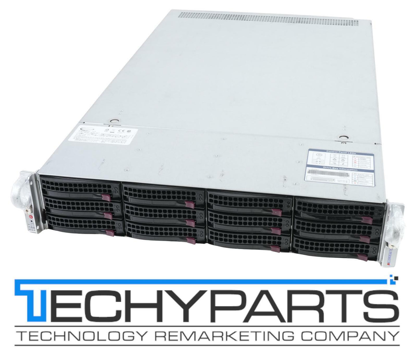 Supermicro SYS-6029U-TR4 Xeon Gold 6134 3.2GHz 0GB RAM 2x TESLA P100 2U Server